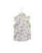 A White Sleeveless Tops from Monnalisa in size 4T for girl. (Back View)