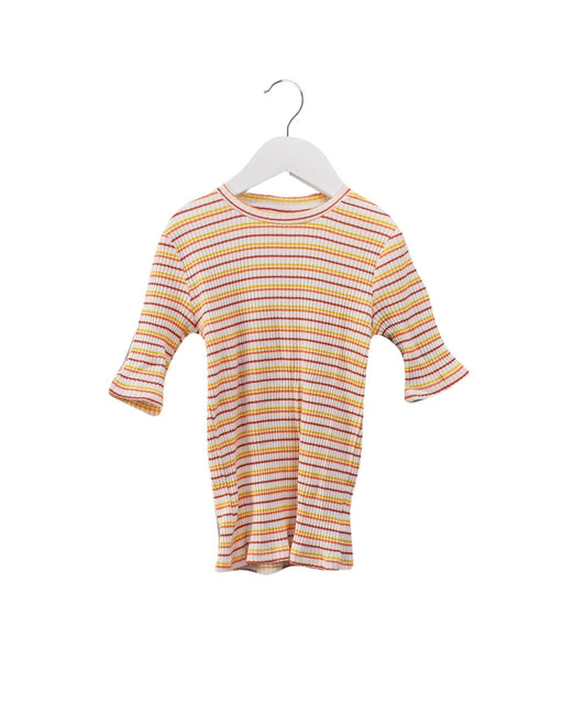 A Red Short Sleeve Tops from Seed in size 5T for girl. (Front View)