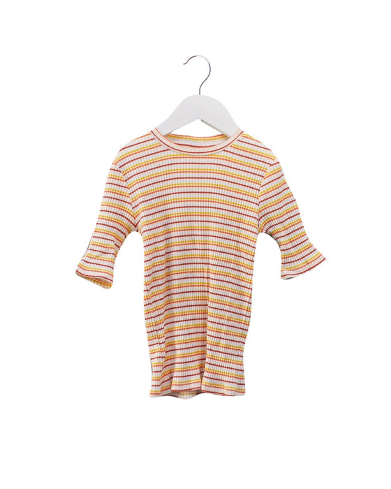 A Red Short Sleeve Tops from Seed in size 5T for girl. (Front View)