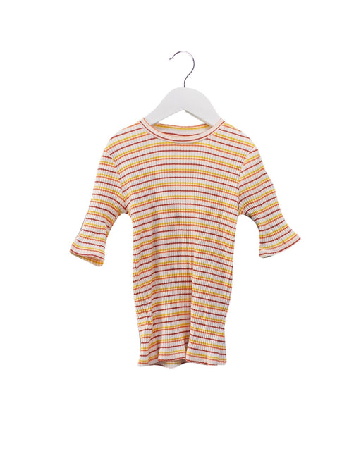 A Red Short Sleeve Tops from Seed in size 5T for girl. (Front View)