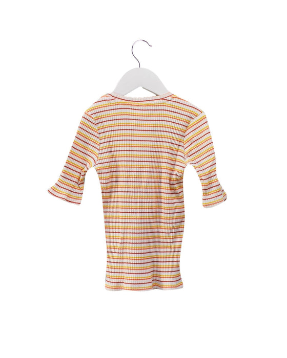 A Red Short Sleeve Tops from Seed in size 5T for girl. (Back View)