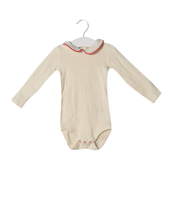 A Beige Bodysuits from Baby Boden in size 12-18M for girl. (Front View)
