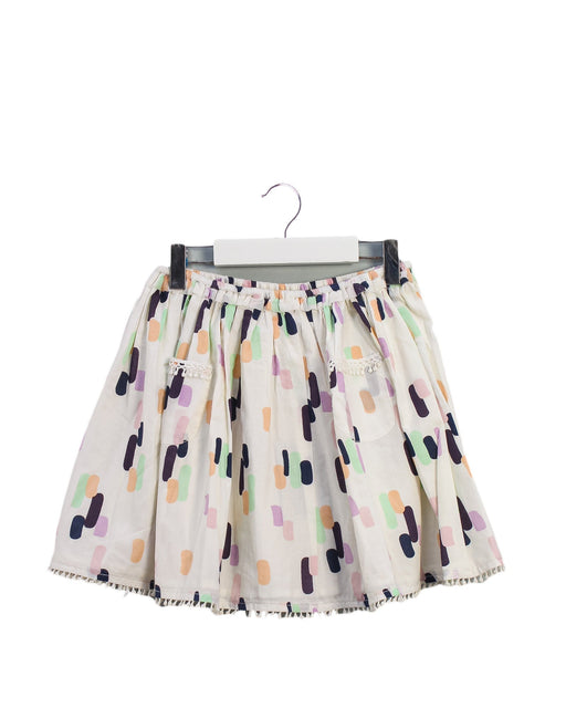 A Multicolour Short Skirts from Velveteen in size 4T for girl. (Front View)