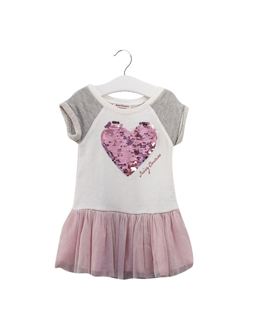 A Pink Short Sleeve Dresses from Juicy Couture in size 12-18M for girl. (Front View)