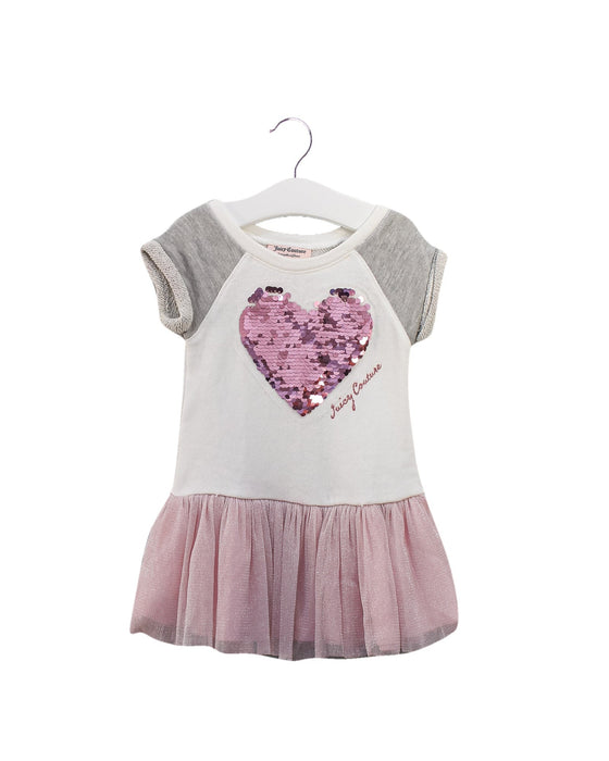 A Pink Short Sleeve Dresses from Juicy Couture in size 12-18M for girl. (Front View)