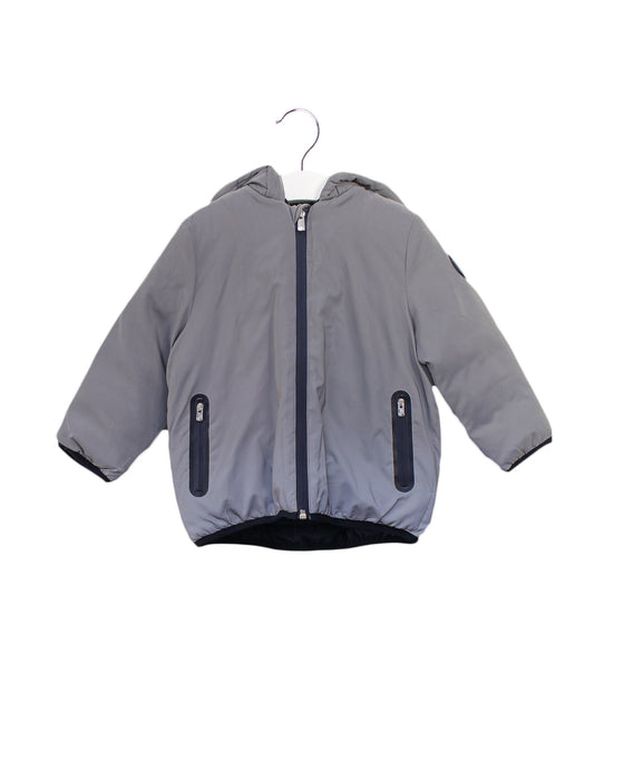 A Grey Ski Jackets from Jacadi in size 3T for boy. (Front View)