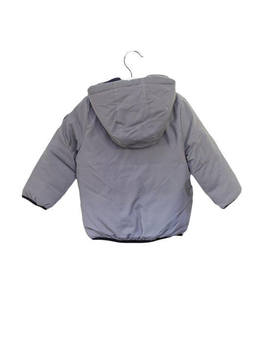 A Grey Ski Jackets from Jacadi in size 3T for boy. (Back View)
