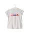 A White Short Sleeve T Shirts from Jacadi in size 4T for girl. (Front View)