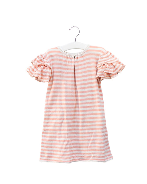 A Pink Short Sleeve Dresses from Velveteen in size 12-18M for girl. (Front View)