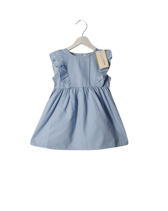 A Blue Sleeveless Dresses from Hunter + Boo in size 2T for girl. (Front View)