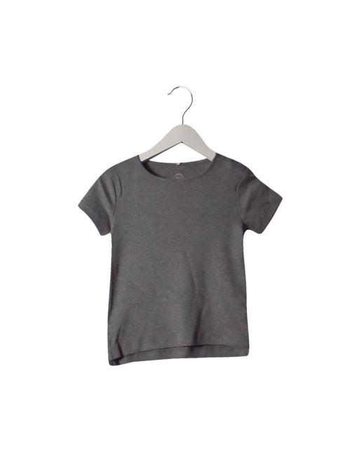 A Grey Short Sleeve T Shirts from Hunter + Boo in size 0-3M for neutral. (Front View)