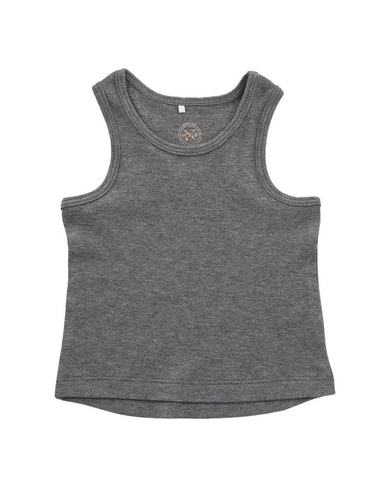 A  Sleeveless Tops from Hunter + Boo in size 6-12M for neutral. (Front View)