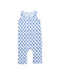 A Blue Sleeveless Jumpsuits from Hunter + Boo in size 3-6M for neutral. (Front View)