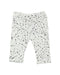 A White Leggings from Hunter + Boo in size 0-3M for neutral. (Front View)