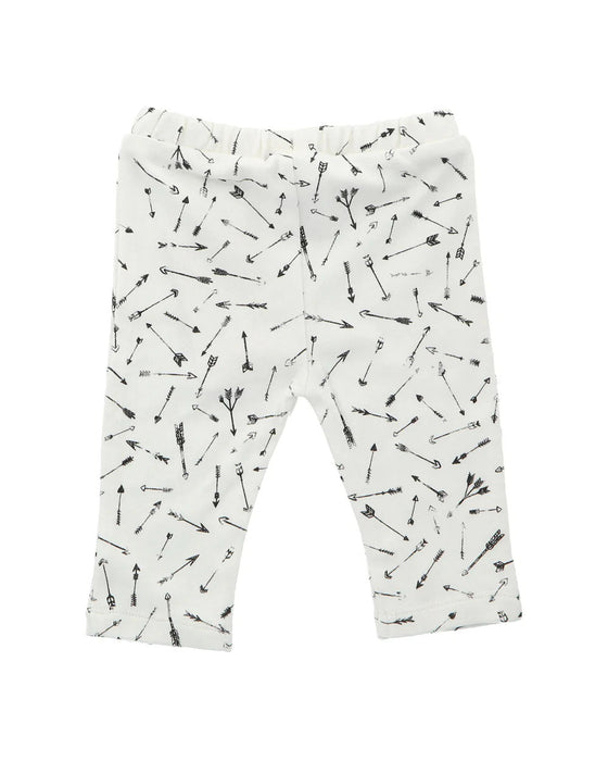 A White Leggings from Hunter + Boo in size 0-3M for neutral. (Back View)