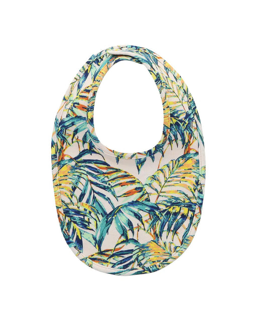 A Pink Bibs from Hunter + Boo in size O/S for neutral. (Front View)