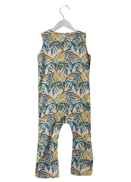 A Pink Sleeveless Jumpsuits from Hunter + Boo in size 3-6M for neutral. (Back View)