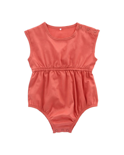 A Brown Long Sleeve Bodysuits from Hunter + Boo in size 3-6M for girl. (Front View)