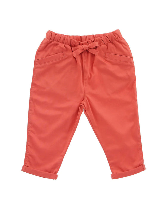 A Brown Casual Pants from Hunter + Boo in size 6-12M for neutral. (Front View)