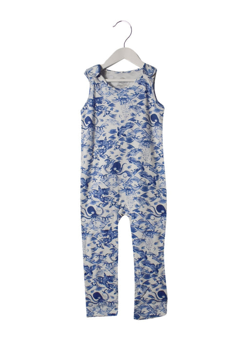 A White Jumpsuits from Hunter + Boo in size 2T for neutral. (Front View)