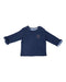 A Blue Crewneck Sweatshirts from Hunter + Boo in size 6-12M for neutral. (Front View)