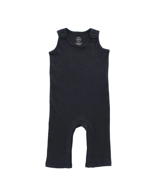 A Black Sleeveless Jumpsuits from Hunter + Boo in size 3-6M for neutral. (Front View)