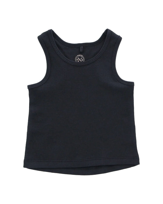 A Black Sleeveless Tops from Hunter + Boo in size 6-12M for neutral. (Front View)