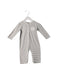 A White Jumpsuits from Mori in size 6-12M for boy. (Front View)