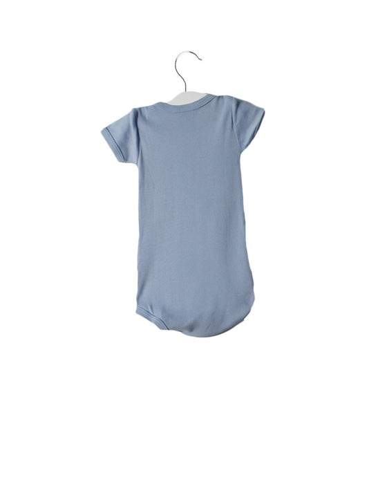 A Blue Bodysuits from Petit Bateau in size 6M for boy. (Back View)