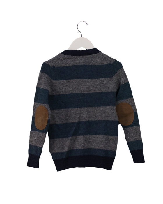 A Grey Cardigans from Crewcuts in size 6T for boy. (Back View)