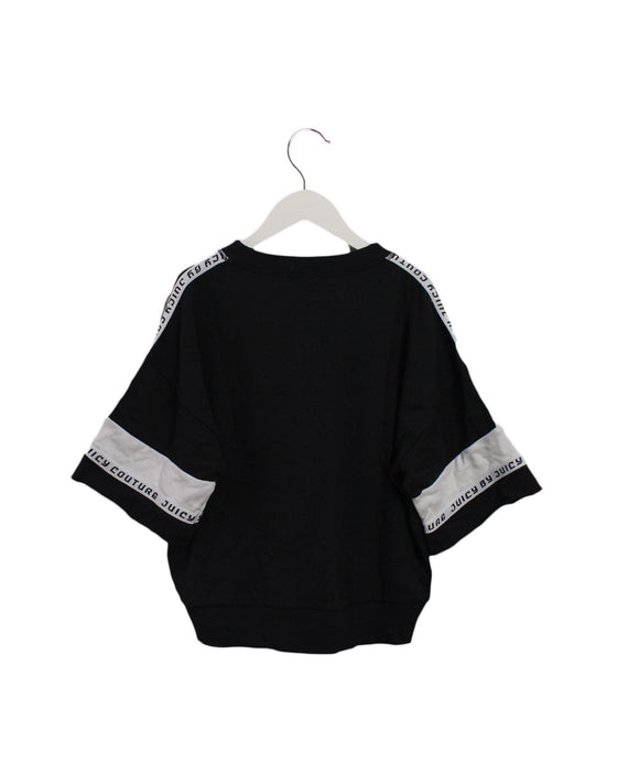 A Black Crewneck Sweatshirts from Juicy Couture in size 10Y for girl. (Back View)