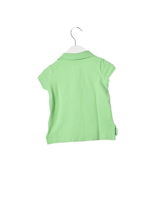 A Green Short Sleeve Polos from Polo Ralph Lauren in size 4T for girl. (Back View)