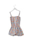 A Multicolour Overall Shorts from Chateau de Sable in size 6T for girl. (Back View)