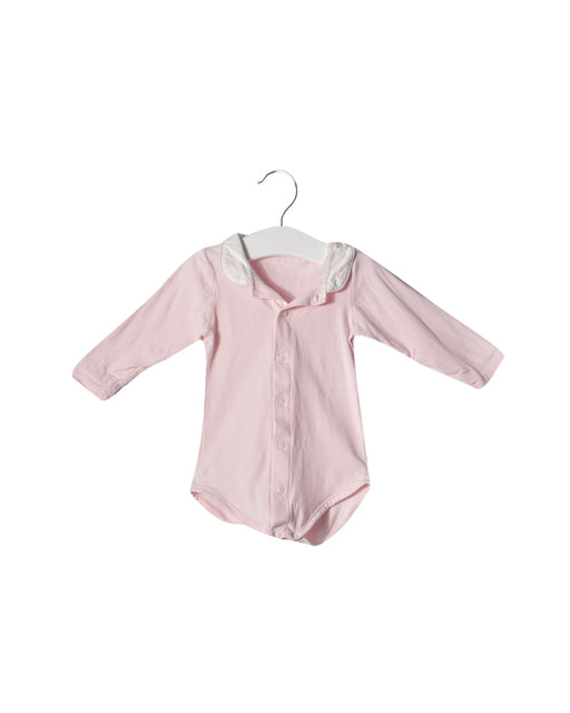A Pink Bodysuits from Chateau de Sable in size 6-12M for girl. (Front View)