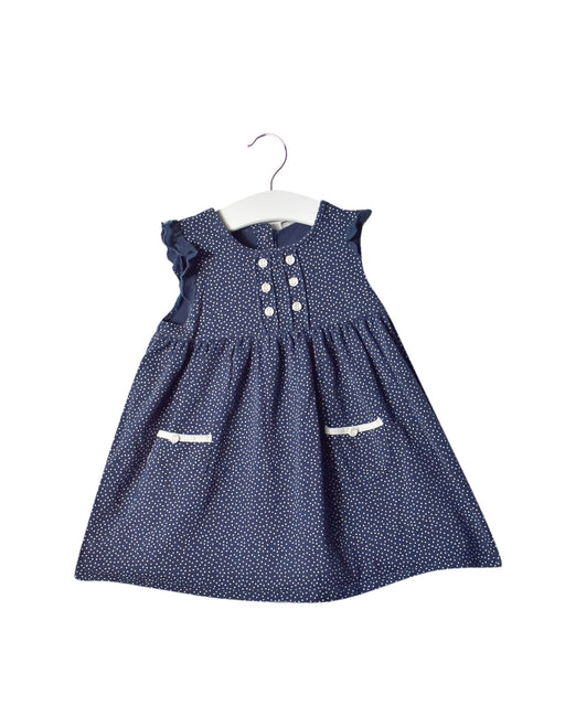 A Navy Short Sleeve Dresses from J by Jasper Conran in size 12-18M for girl. (Front View)