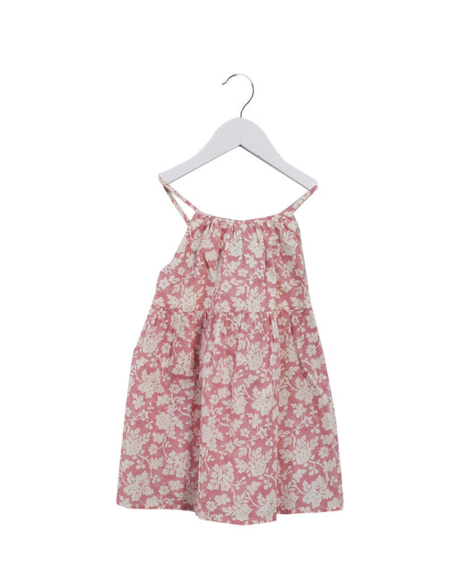 A Pink Sleeveless Tops from Bonpoint in size 10Y for girl. (Front View)