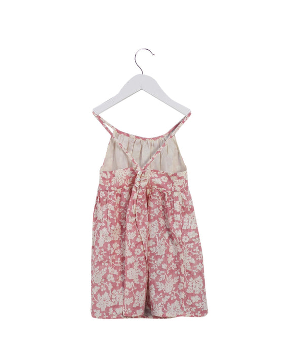 A Pink Sleeveless Tops from Bonpoint in size 10Y for girl. (Back View)