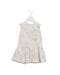 A White Sleeveless Dresses from Petit Bateau in size 6-12M for girl. (Front View)