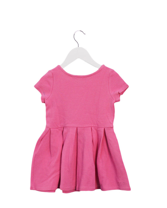 A Pink Short Sleeve Dresses from Polo Ralph Lauren in size 2T for girl. (Back View)