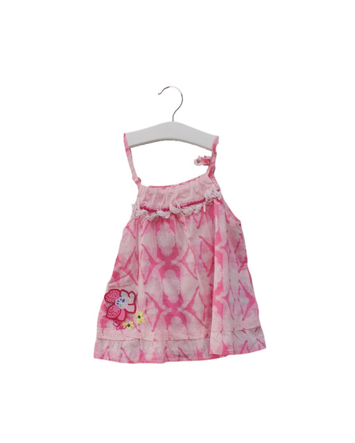 A Pink Sleeveless Tops from La Compagnie des Petits in size 3T for girl. (Front View)