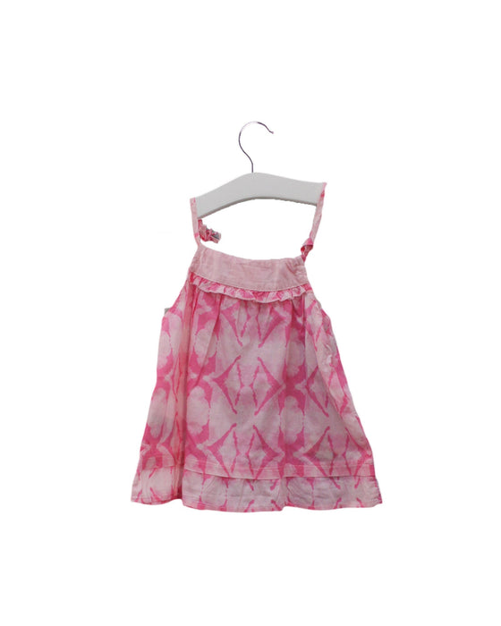 A Pink Sleeveless Tops from La Compagnie des Petits in size 3T for girl. (Back View)