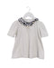 A Ivory Short Sleeve Tops from Janie & Jack in size 4T for girl. (Front View)