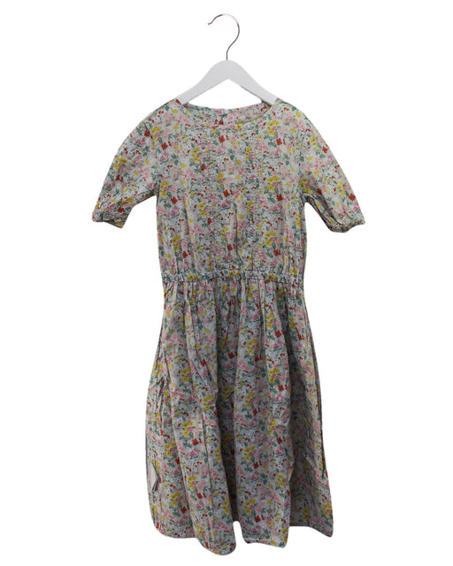 A Green Short Sleeve Dresses from Bonpoint in size 10Y for girl. (Front View)