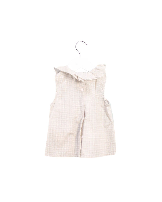 A Grey Sleeveless Tops from Marie Chantal in size 12-18M for girl. (Back View)