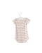 A White Short Sleeve Bodysuits from Petit Bateau in size 3-6M for girl. (Back View)