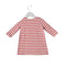 A Pink Sweater Dresses from Petit Bateau in size 12-18M for girl. (Back View)