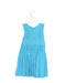 A Teal Sleeveless Dresses from Lili Gaufrette in size 5T for girl. (Back View)