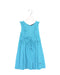A Teal Sleeveless Dresses from Lili Gaufrette in size 5T for girl. (Front View)