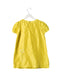 A Yellow Short Sleeve Dresses from Bonpoint in size 8Y for girl. (Back View)
