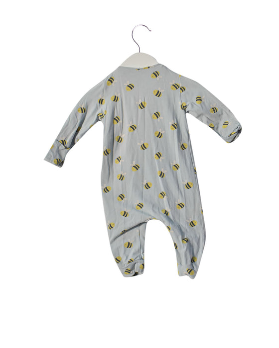 A Blue Jumpsuits from Seed in size 3-6M for neutral. (Back View)